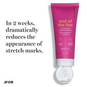 Avon End of the Line Stretch Mark Minimizing Lotion 6.7 oz Brand New